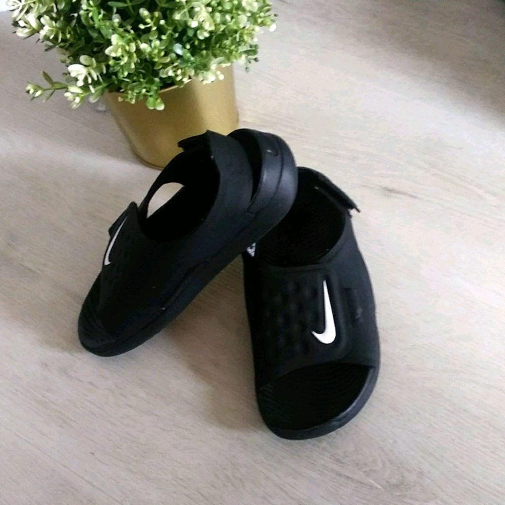 Nike❤️Sandal Sunray Adjust soft boys toddler black